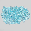 Baby Blue Topaz 1 Pc. / $ 12.00 VVS Round Shape Natural Gemstones From Brazil