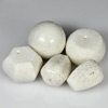 100.45 Ct. 5 Pcs. Natural White Coral Beads Unheated
