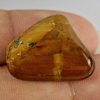 26.59 Ct. Good Natural Yellow Brown Fancy Cabochon Tiger Eye Agate Unheated